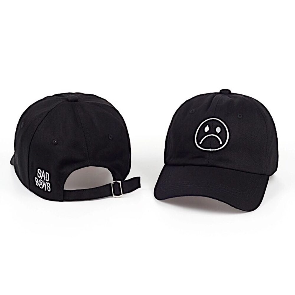 Sad Boys Baseball Cap (Black) - Picture 3 of 6